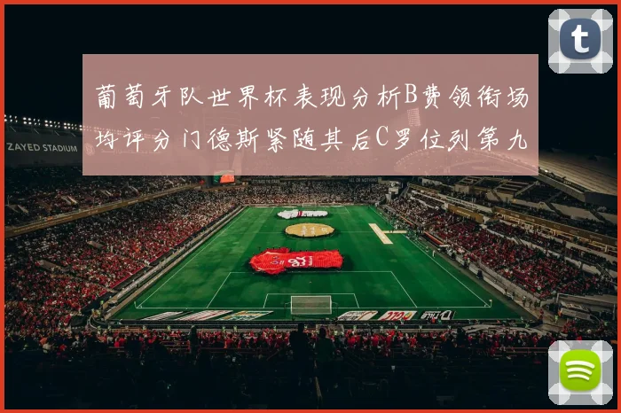葡萄牙队世界杯表现分析B费领衔场均评分门德斯紧随其后C罗位列第九